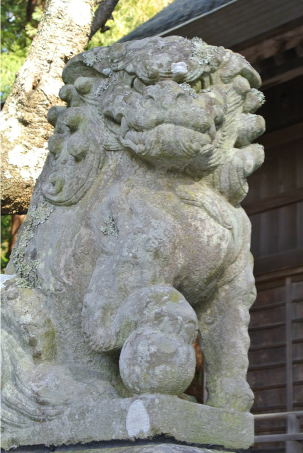 河口浅間神社の狛犬