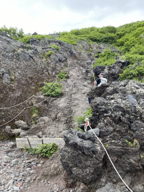 富士山 ガレ場