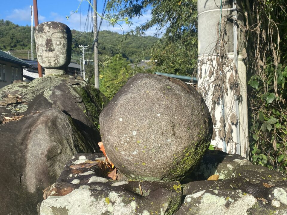 首地蔵 丸石道祖神 太良峠