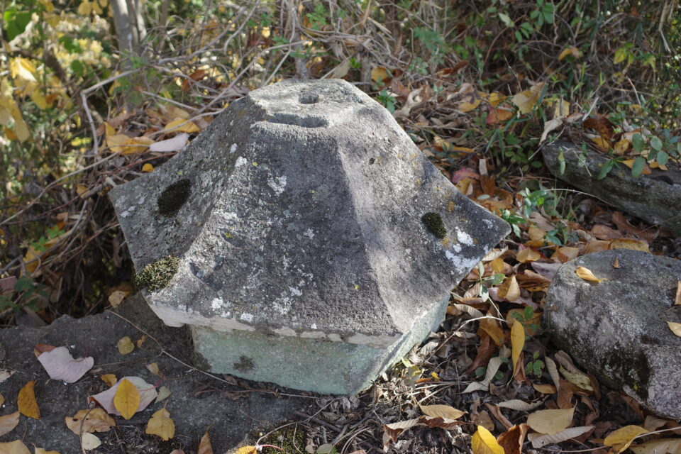 丸石現地調査@山梨県甲州市塩山上粟生野