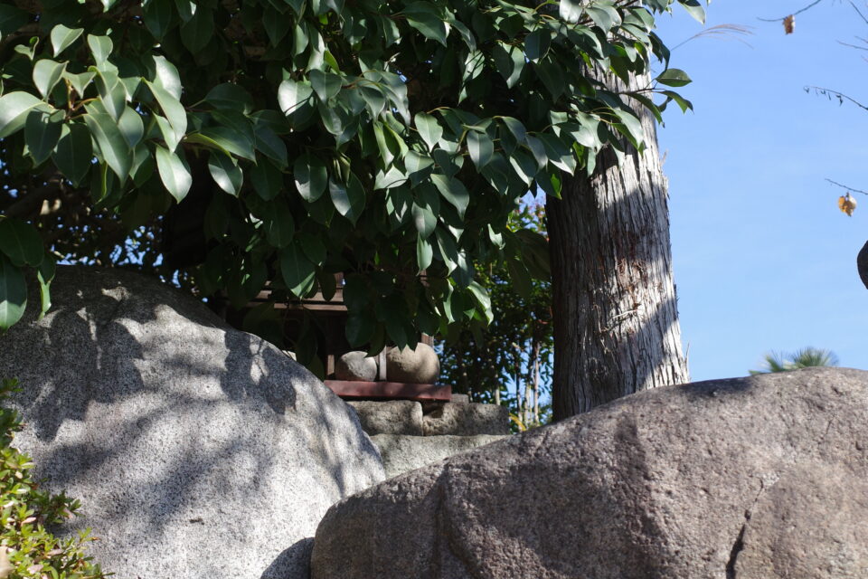 丸石現地調査@山梨県甲州市塩山上粟生野