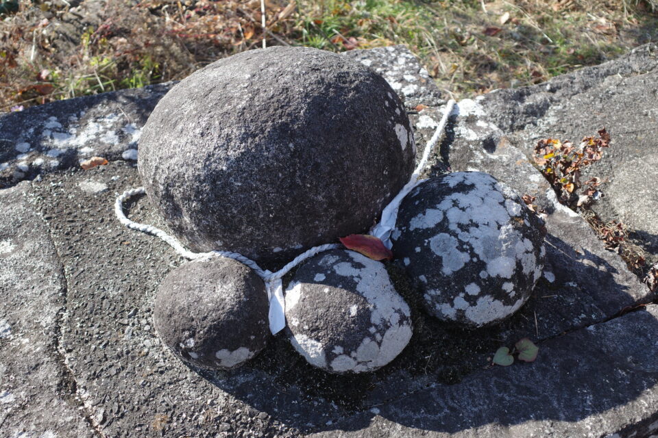 丸石現地調査@山梨県甲州市塩山上粟生野